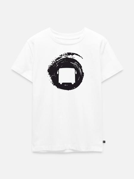 Busfahren Schulbus Fahrer - Kinder Premium Bio T-Shirt - Weiß