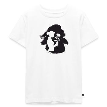 Floristik Flower Power Blumenstrau - Kinder Premium Bio T-Shirt - Weiß - Vorne - Hailey (125cm)