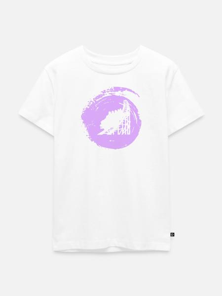 Achterbahn Riesenrad Festzelt - Kinder Premium Bio T-Shirt - Weiß