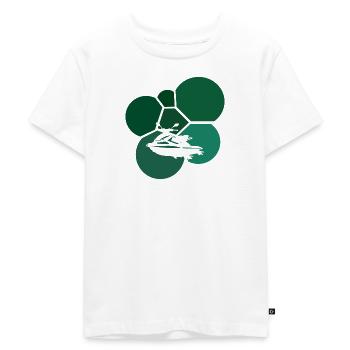 Jetski Wakeskating - Kinder Premium Bio T-Shirt - Weiß - Vorne - Hailey (125cm)