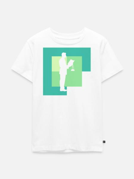 Recht Absatz - Kinder Premium Bio T-Shirt - Weiß