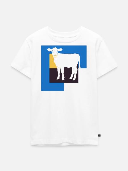 Vegan Bio Tierschutz - Kinder Premium Bio T-Shirt - Weiß
