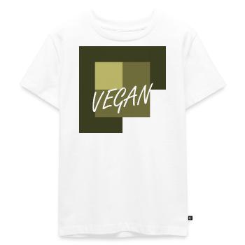 Vegan Animal Rights - Kids Premium Organic T-Shirt - white - Front - Hailey (125cm)