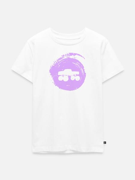 Reifen Gelaendewagen - Kinder Premium Bio T-Shirt - Weiß