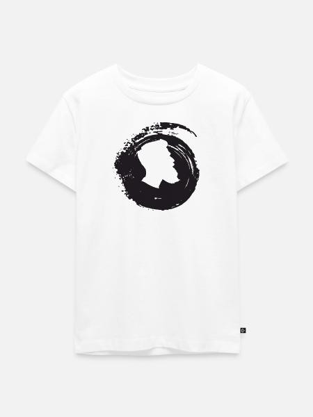Bart Schnurrbart Baertig - Kinder Premium Bio T-Shirt - Weiß