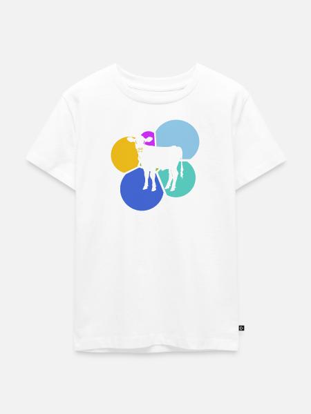 Vegan Pflanzlich Bio - Kinder Premium Bio T-Shirt - Weiß