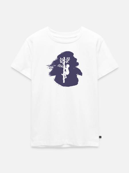 Ausruestung Baumklettern - Kinder Premium Bio T-Shirt - Weiß