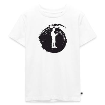 Livre Littérature Écriture - T-shirt Premium bio Enfant - blanc - Devant - Hailey (125cm)