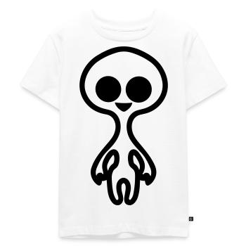 alien - Kids Premium Organic T-Shirt - white - Front - Hailey (125cm)