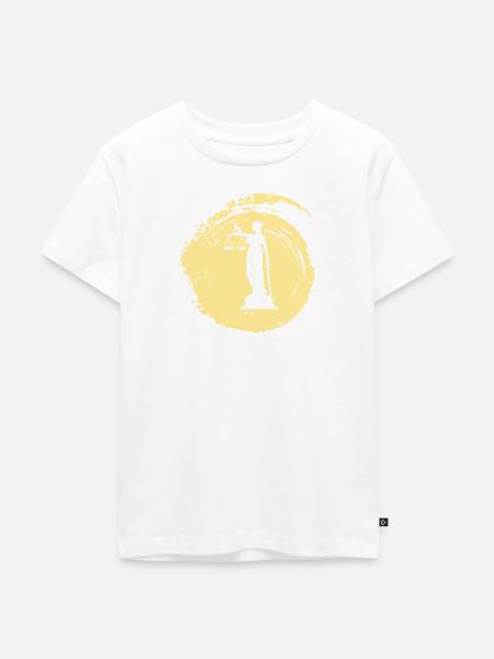 Richter Behandlung Versicherung - Kinder Premium Bio T-Shirt - Weiß
