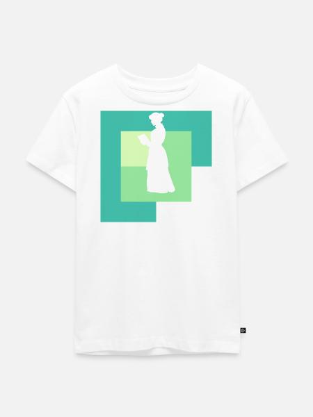 Leseratte Literatur - Kinder Premium Bio T-Shirt - Weiß