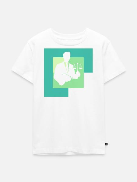 Gericht Behandlung Absatz - Kinder Premium Bio T-Shirt - Weiß