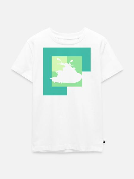 Wasserski Motorboot - Kinder Premium Bio T-Shirt - Weiß