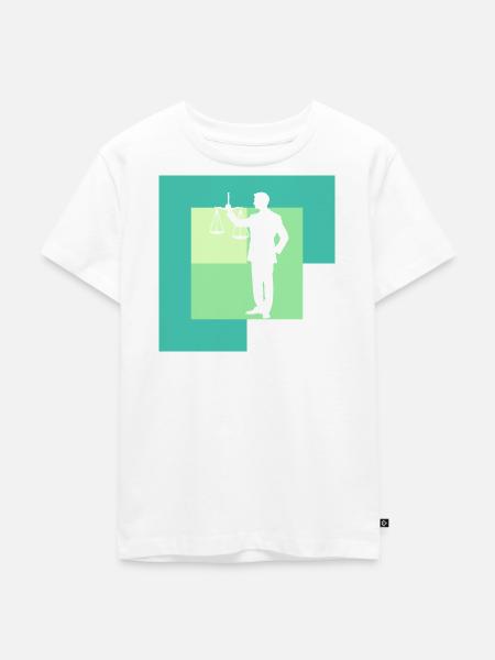 Recht Absatz - Kinder Premium Bio T-Shirt - Weiß