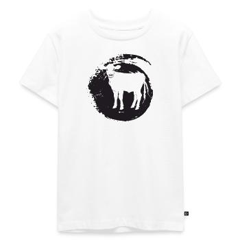 Vegan Fleisch Veganerin - Kinder Premium Bio T-Shirt - Weiß - Vorne - Hailey (125cm)
