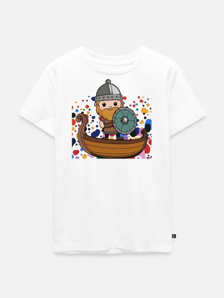 Wikinger Nordisch celtic - Kinder Premium Bio T-Shirt - Weiß