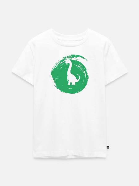 Dinosaurs Rex Reptil - Kinder Premium Bio T-Shirt - Weiß