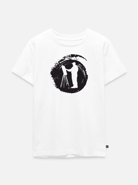 Pinsel Maler Malen - Kinder Premium Bio T-Shirt - Weiß
