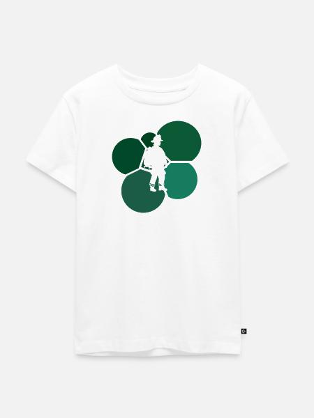 Feuerwehrmann Feuerwehr Blaulicht - Kinder Premium Bio T-Shirt - Weiß