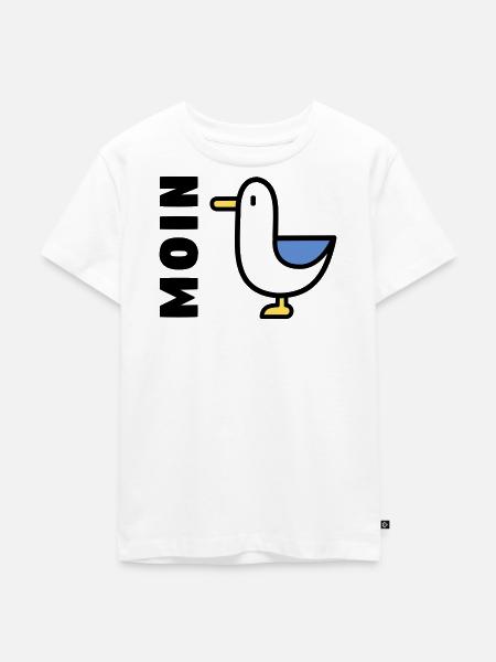 MOIN - Kinder Premium Bio T-Shirt - Weiß