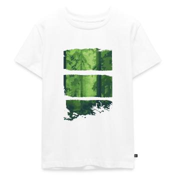 FORÊT - T-shirt Premium bio Enfant - blanc - Devant - Hailey (125cm)