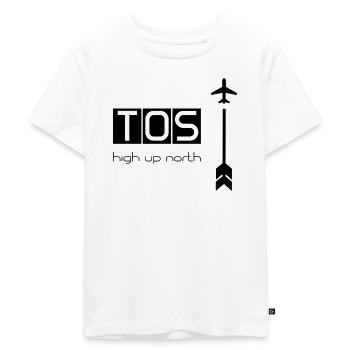Tromsø TOS Airport // High Up North // Norwegen - Kinder Premium Bio T-Shirt - Weiß - Vorne - Hailey (125cm)