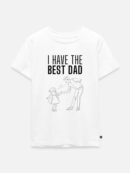 Toller Papa! - Kinder Premium Bio T-Shirt - Weiß