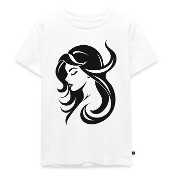 schlichte Schönheit - Kinder Premium Bio T-Shirt - Weiß - Vorne - Hailey (125cm)