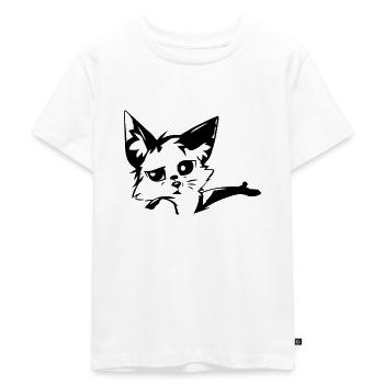 Süßer Fuchs, Silhouette, Füchse, Zeichnung - Kinder Premium Bio T-Shirt - Weiß - Vorne - Hailey (125cm)