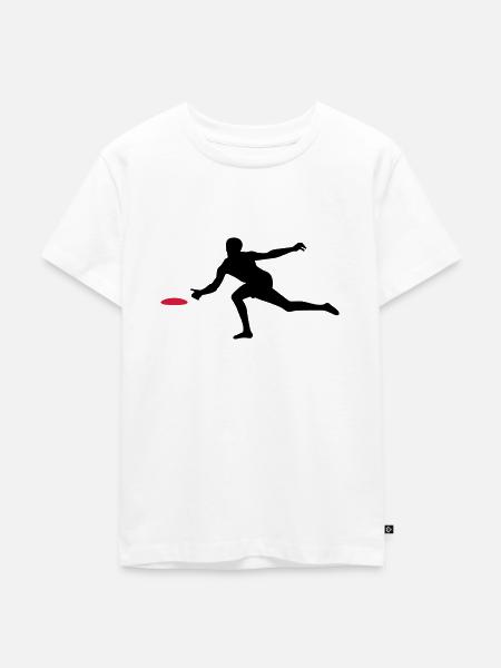 Discgolf - Kinder Premium Bio T-Shirt - Weiß