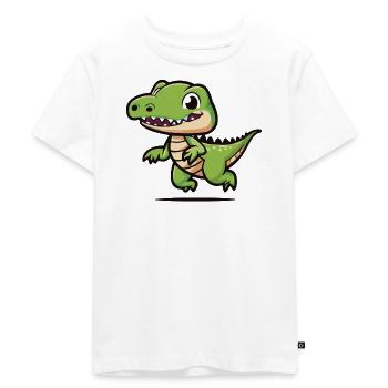 Düwex – Votre look de dinosaure cool - T-shirt Premium bio Enfant - blanc - Devant - Hailey (125cm)