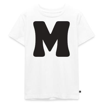 M - Kinder Premium Bio T-Shirt - Weiß - Vorne - Hailey (125cm)