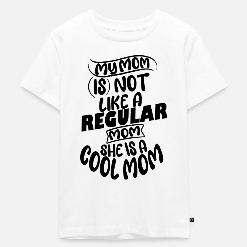 Cool mom - Kinder Premium Bio T-Shirt - Weiß