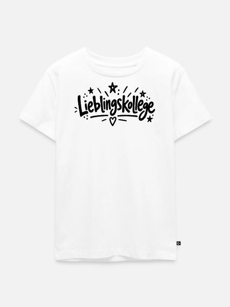 Lieblingskollege - Kinder Premium Bio T-Shirt - Weiß