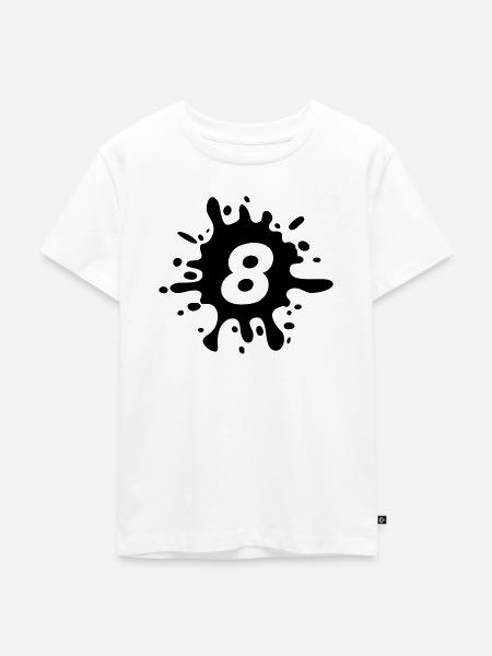 8 - Kinder Premium Bio T-Shirt - Weiß