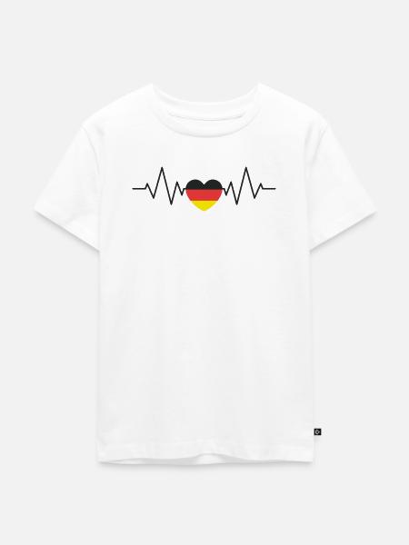 German pulse - Kinder Premium Bio T-Shirt - Weiß