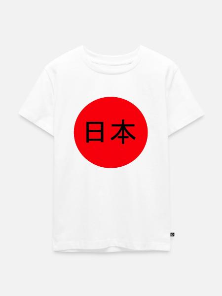 Japan - Kinder Premium Bio T-Shirt - Weiß