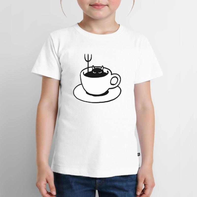 Coffee Devil Kids Premium Organic T-Shirt