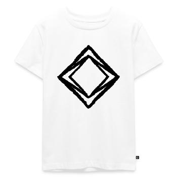 Symbole géométrique - T-shirt Premium bio Enfant - blanc - Devant - Hailey (125cm)