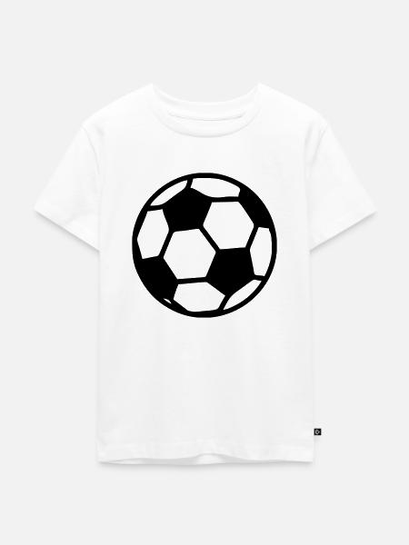 Ball - Kinder Premium Bio T-Shirt - Weiß