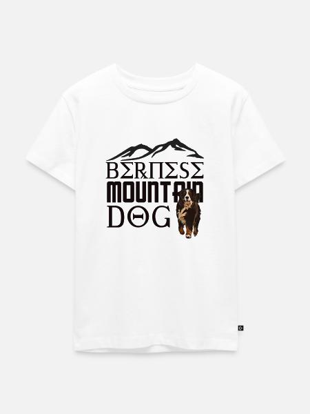 Berner Berghund - Kinder Premium Bio T-Shirt - Weiß