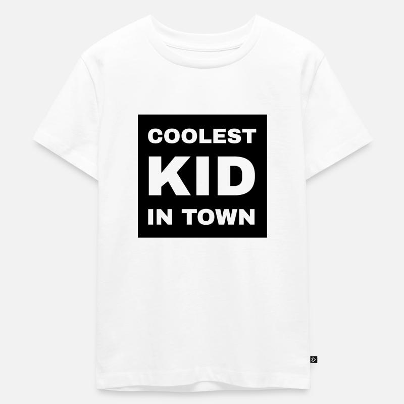 coolestkid - Kinder Premium Bio T-Shirt - Weiß