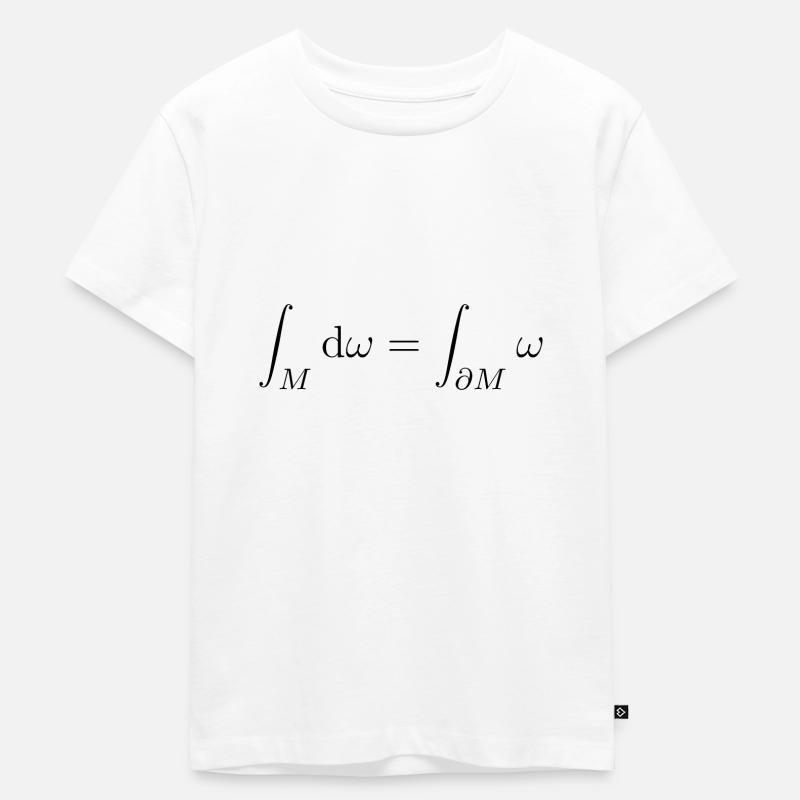 Analyse vectorielle du théorème intégral - T-shirt Premium bio Enfant - blanc