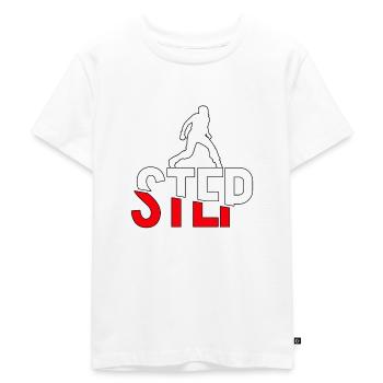 STEP - Kids Premium Organic T-Shirt - white - Front - Hailey (125cm)
