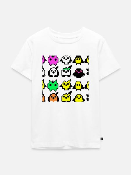 Angry Invaders - Kinder Premium Bio T-Shirt - Weiß