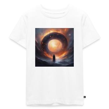Man in Space - Kinder Premium Bio T-Shirt - Weiß - Vorne - Hailey (125cm)
