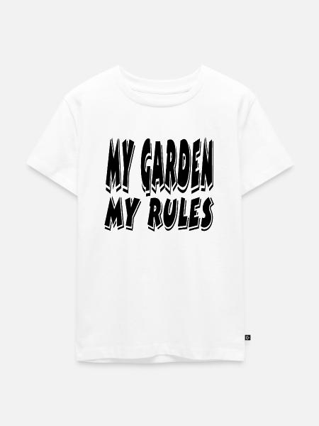 Garten - Kinder Premium Bio T-Shirt - Weiß