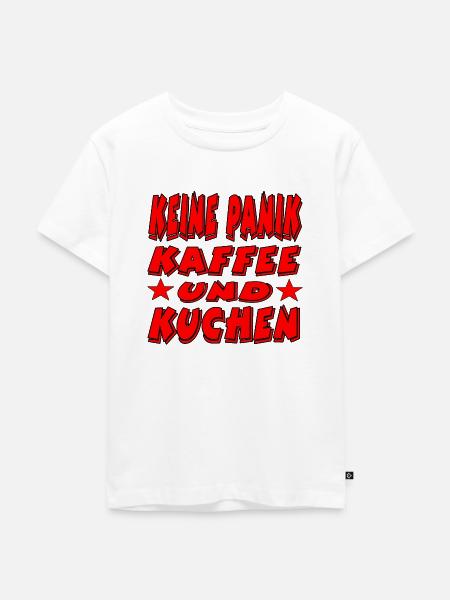 Kaffee - Kinder Premium Bio T-Shirt - Weiß