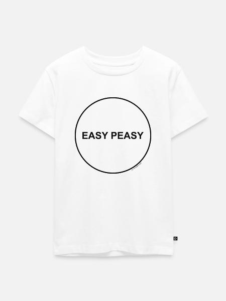 Easy Peasy - Kinder Premium Bio T-Shirt - Weiß
