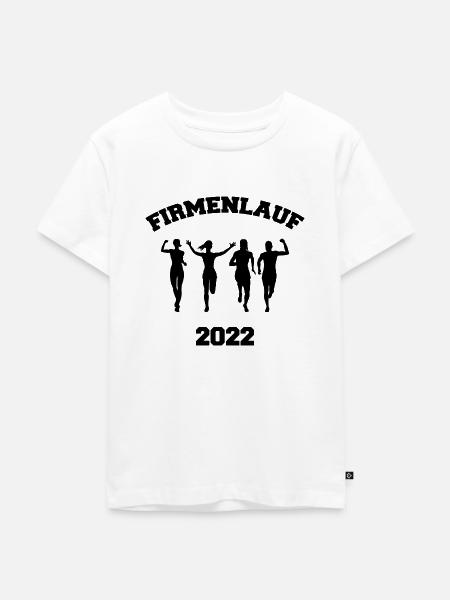 Firmenlauf 2022 - Kinder Premium Bio T-Shirt - Weiß